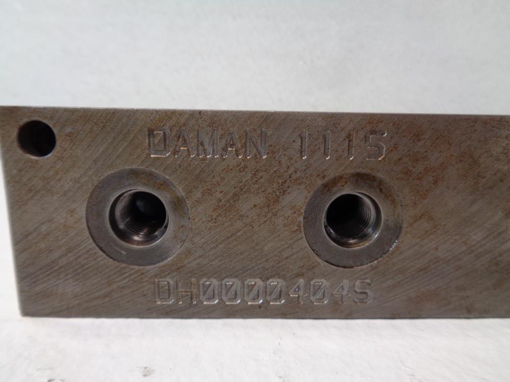 Daman 1115 Hydraulic Manifold, Carbon Steel, DH0000404S